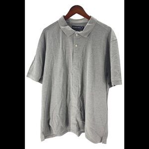 Magnaready SS State Knit Polo W Magnetic Closures Med Grey Hth